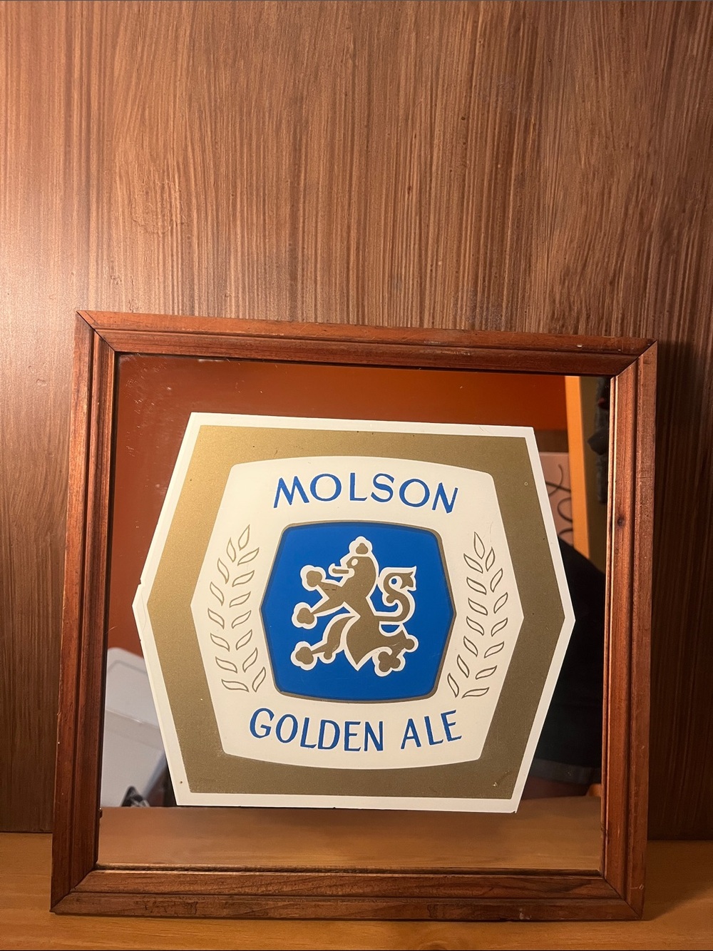 Molson Golden Ale Mirrored Sign